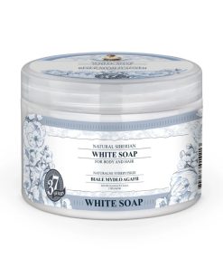 Babuszka Agafia naturalne mydło Białe do ciała i włosów - 500 ml