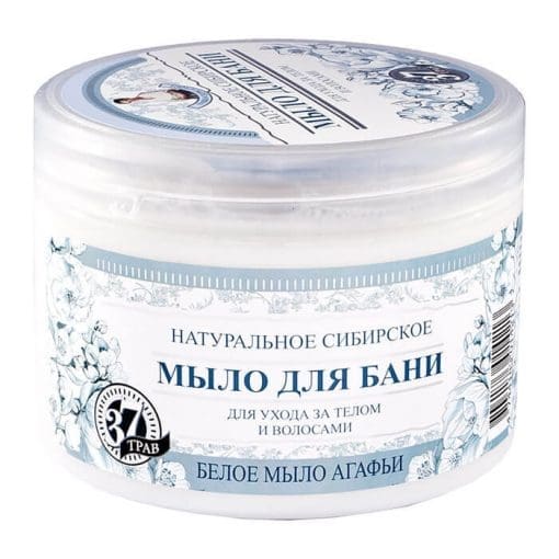 Babuszka Agafia naturalne biale mydlo 500m