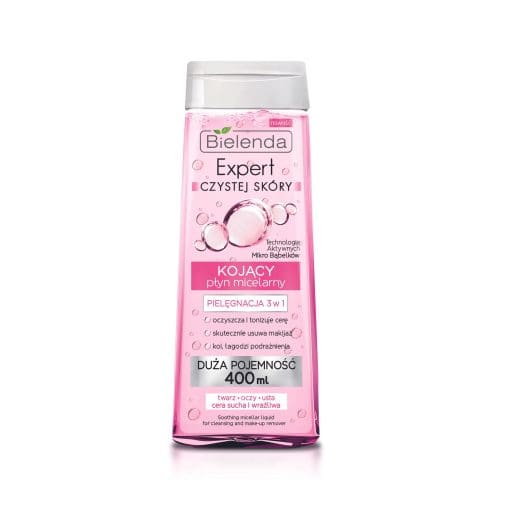 Bielenda Expert Czystej Skóry płyn do demakijażu kojący - 400ml