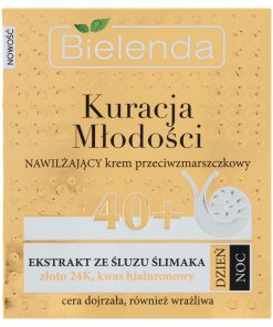 Bielenda Kuracja Młodości Nawilżający krem przeciwzmarszczkowy 40+ dzień/ noc - 50 ml