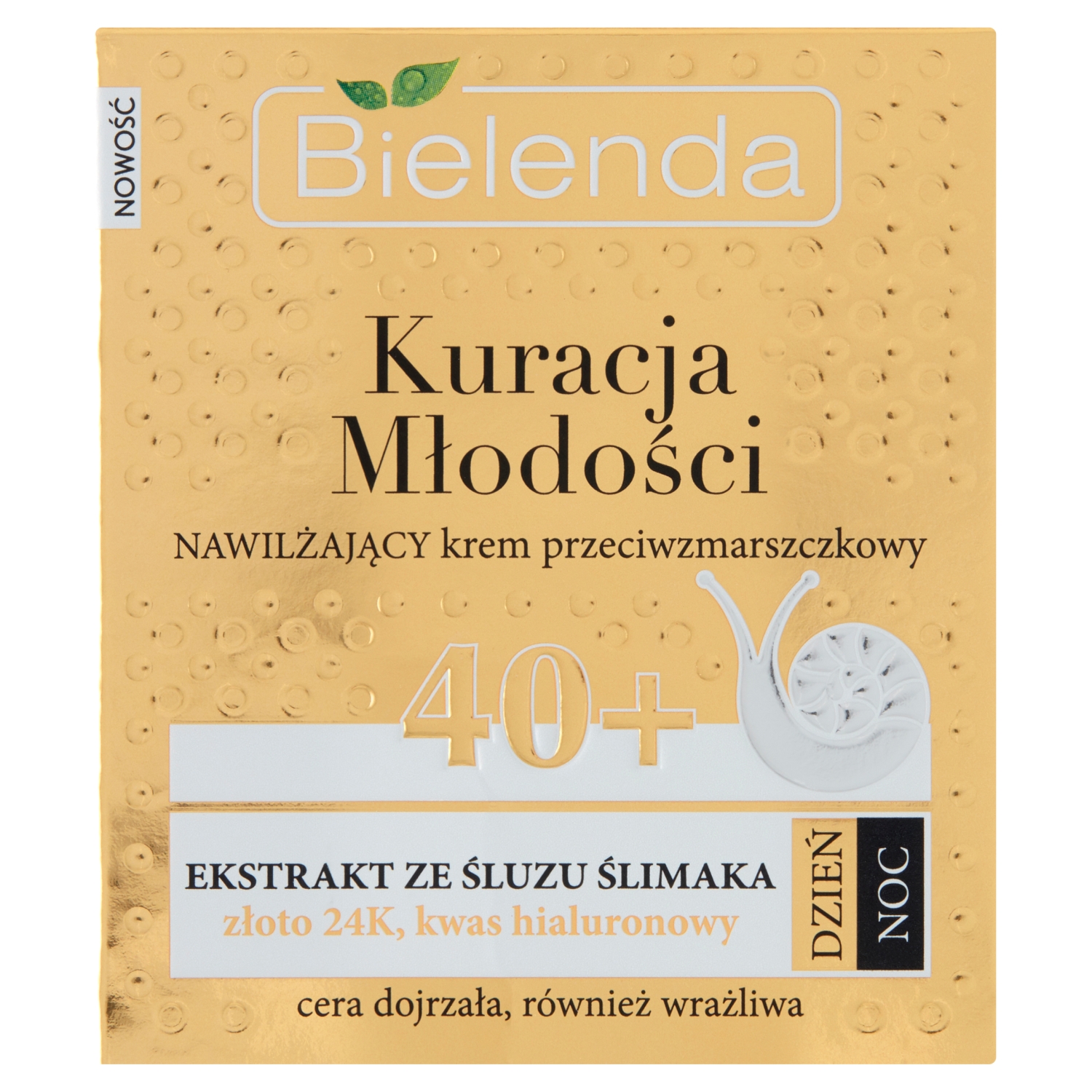Bielenda Kuracja Młodości Nawilżający krem przeciwzmarszczkowy 40+ dzień/ noc - 50 ml