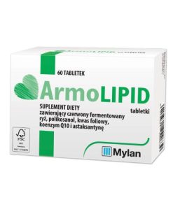ArmoLipid 60 tabletek - Wspomaga obniżanie poziomu cholesterolu LDL
