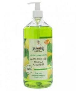 Babuszka Agafia mydlo naturalne mietowe 1000ml
