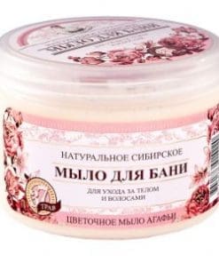 Babuszka Agafia naturalne mydlo kwiatowe 500ml