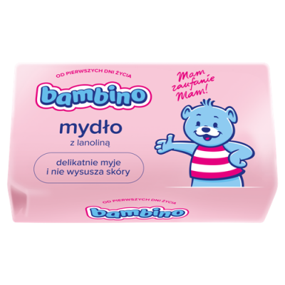 Bambino Mydło z lanoliną - 90 g