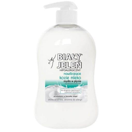 Biały Jeleń mydło w płynie kozie mleko 500ml