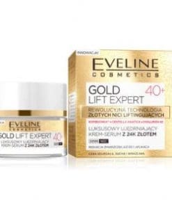 Eveline Gold Lift Expert 40+ luksusowy ujedrniajacy krem serum z na dzien i na noc - 50ml