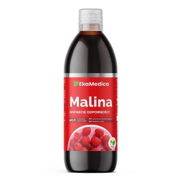 EkaMedica Malina sok pasteryzowany 500 ml