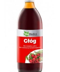 EkaMedica Głóg sok z owoców głogu pasteryzowany 1000ml