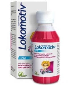 Lokomotiv Syrop dla dzieci dla utrzymania dobrego samopoczucia w ruchu - 130ml