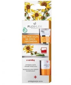 Flos-Lek, Pielęgnacja oczu żel pod oczy z arniką na sińce i obrzmienia, 15 ml