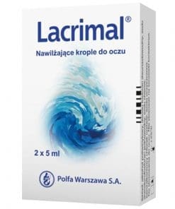 Lacrimal nawilżające krople do oczu - 2x5ml