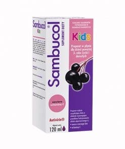 Sambucol Kids płyn dla dzieci po 3 roku życia i dorosłych - 120ml