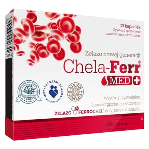 Olimp Chela Ferr Med żelazo 30mg - 30kapsułek