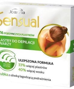 Joanna Sensual plastry do depilacji twarzy włosy mocne - 16sztuk