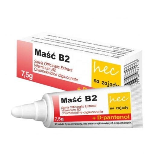 Maść B2 Hec na zajady - 75g Hecpharma