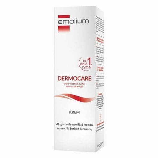 Emolium Dermocare krem do skóry wrażliwej, suchej skłonnej do alergii 75 ml - Image 2