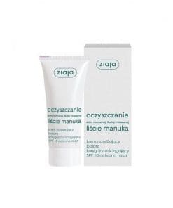 Ziaja Liście Manuka krem nawilżający balans korygująco-ściągający SPF10 - 50ml