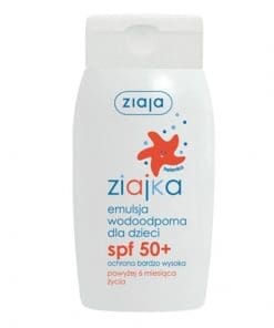 Ziaja Emulsja wodoodporna dla dzieci powyżej 6 miesiąca SPF50 -125ml
