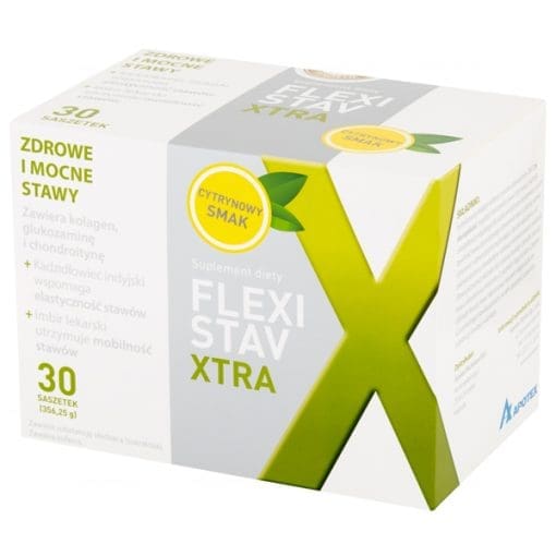 FlexiStav Xtra smak porzeczkowo-żurawinowym 30 saszetek