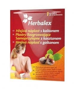 Herbalex plaster rozgrzewający z kasztanem - 1sztuka