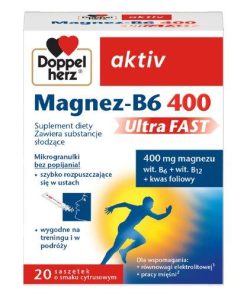 Doppelherz aktiv Magnez-B6 UltraFast - 20 saszetek