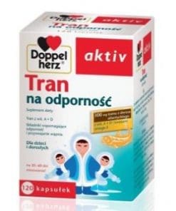 DoppelHerz Aktiv Tran na odporność 120 kapsułek
