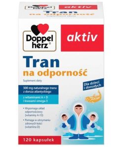 Doppelherz Aktiv Tran na odporność 120 kapsułek