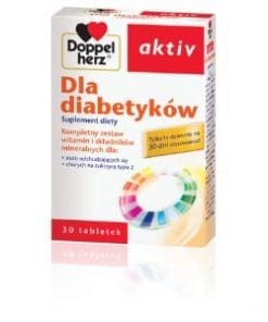 DoppelHerz Aktiv dla diabetyków 30 tabletek