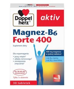 Doppelherz Aktiv Magnez-B6 Forte 400 - 30 tabletek