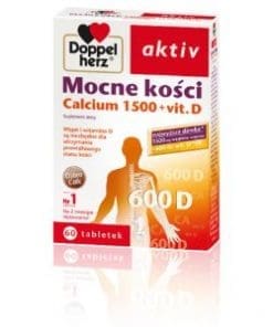 DoppelHerz Aktiv Mocne kości Calcium 1500+vit D 60 tabletek