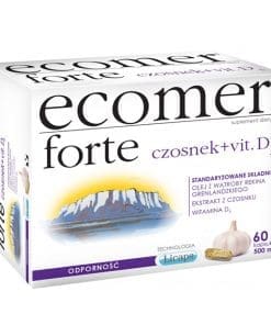 Ecomer Odporność Czosnek + Wit. D 60 kapsułek