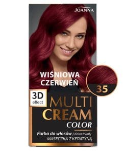 Joanna Multi Cream farba 35 - wiśniowa czerwień