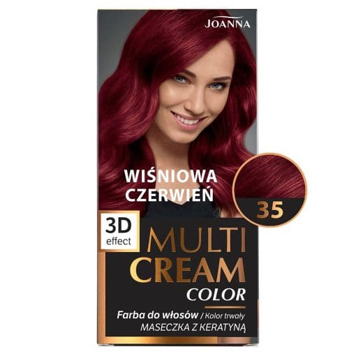 Joanna Multi Cream farba 35 - wiśniowa czerwień