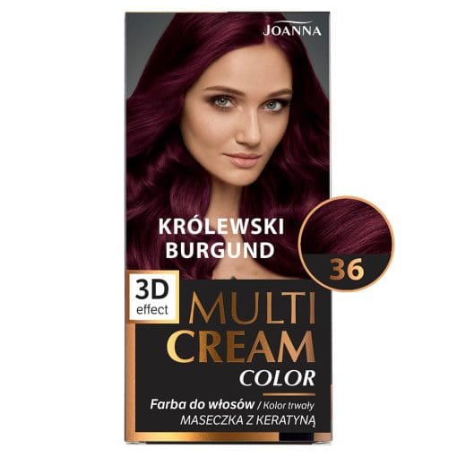 Joanna Multi Cream farba 36 - królewski burgund