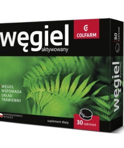 Colfarm Węgiel aktywowany 30 tabletek