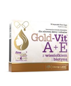 Olimp Gold Vit A+E z wiesiołkiem i biotyną - 30kapsułek