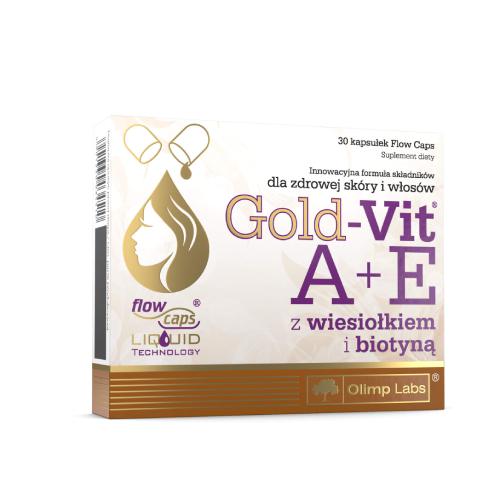 Olimp Gold Vit A+E z wiesiołkiem i biotyną - 30kapsułek