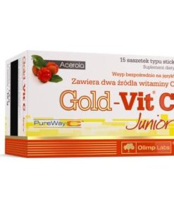 Olimp Gold Vit C Junior smak malinowy  - 15 saszetek