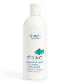 Ziaja Ziajka płyn do kąpieli dla dzieci i niemowląt natłuszczający od urodzenia - 370ml