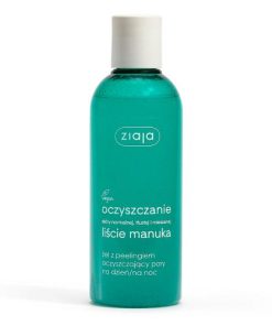 Ziaja Oczyszczanie liście manuka żel z peelingiem oczyszczający pory na dzień i na noc - 200ml
