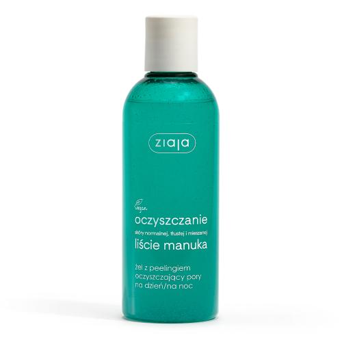 Ziaja Oczyszczanie liście manuka żel z peelingiem oczyszczający pory na dzień i na noc - 200ml