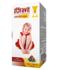 Żuravit Junior Plus syrop dla dzieci powyżej 3 roku smak owoców leśnych - 100ml