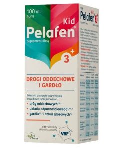 Pelafen Kid 3+ syrop dla dzieci powyżej 3 roku i dorosłych smak owocowy 100 ml