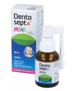 Dentosept A Mini spray ulga na afty pleśniawki i bolesne ząbkowanie 30 ml