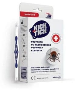 Kick The Tick Expert zestaw do bezpiecznego usuwania kleszczy 9 ml + przyrząd do usuwania kleszczy 1 sztuka