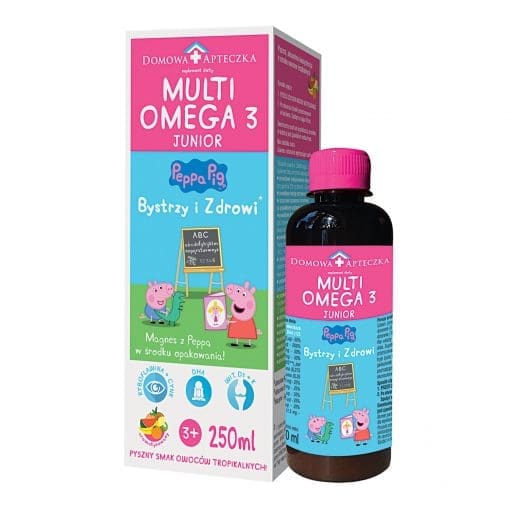 MultiOmega 3 Junior płyn dla dzieci powyżej 3 lat smak owoców tropikalnych - 250ml