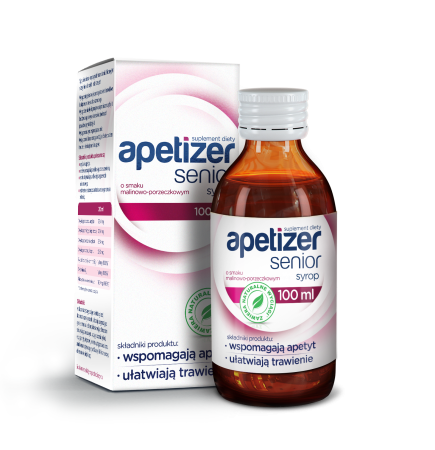 Apetizer Senior Syrop malinowo-porzeczkowy 100 ml