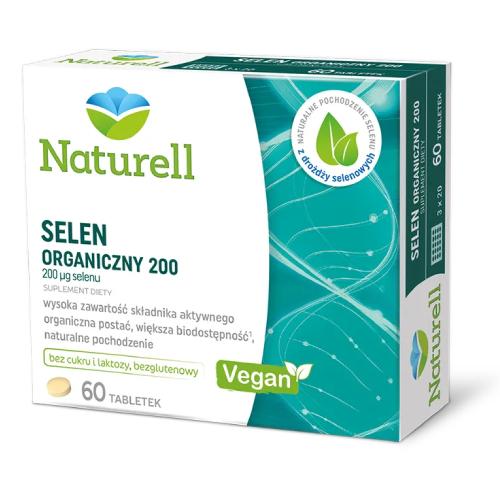Naturell Selen organiczny 0,2mg 60 tabletek