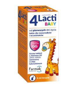 4 Lacti Baby krople- 4Lacti probiotyk dla dzieci od urodzenia 5 ml
